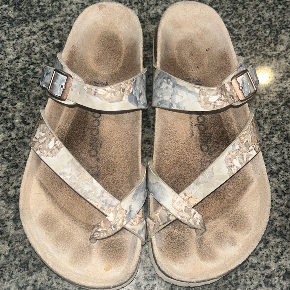 Papillio by Birkenstock Women's Tabora Crystal Rose Sandals Size 7-7.5 38